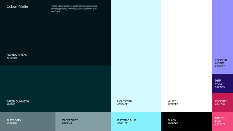 Theo colour palette
